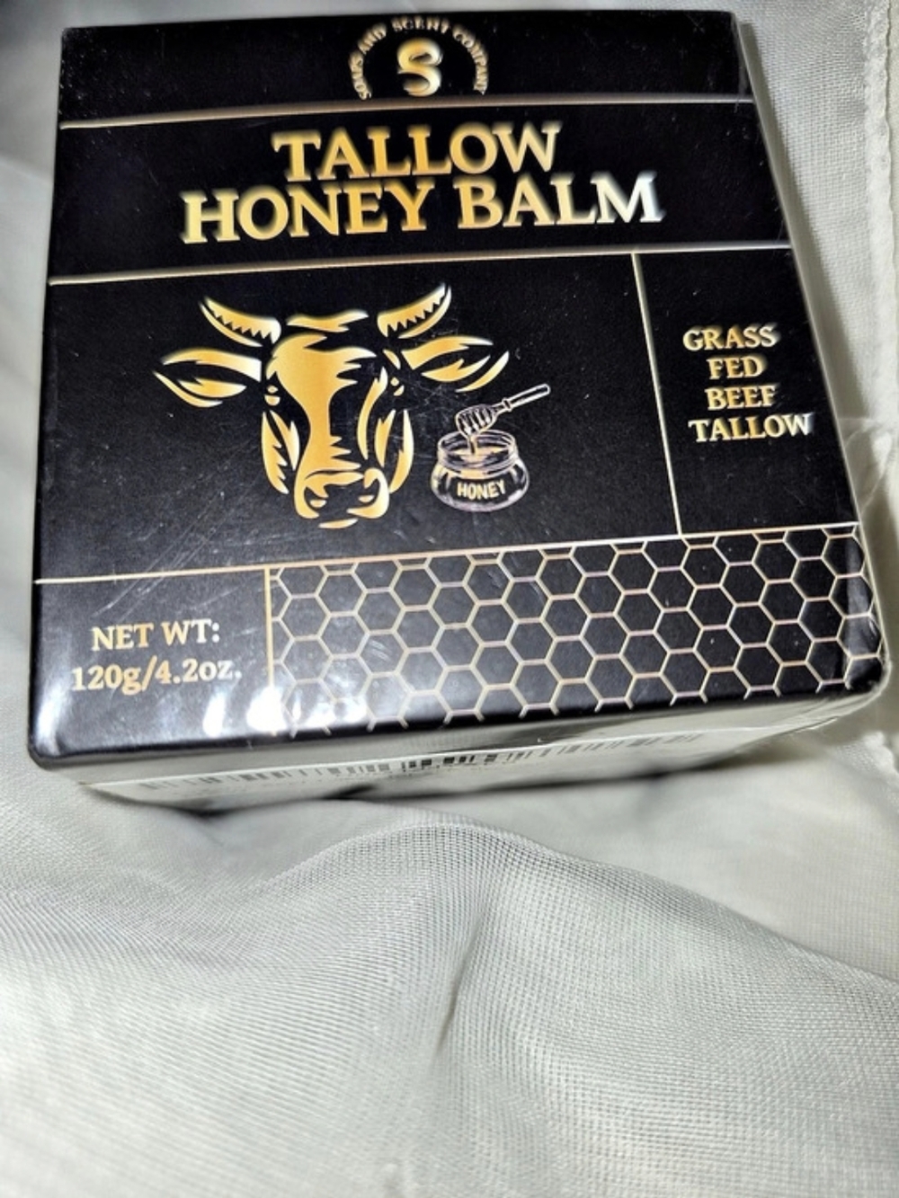 Soaps and Scent Company Tallow Honey Balm Beef 120g Skincare NWT